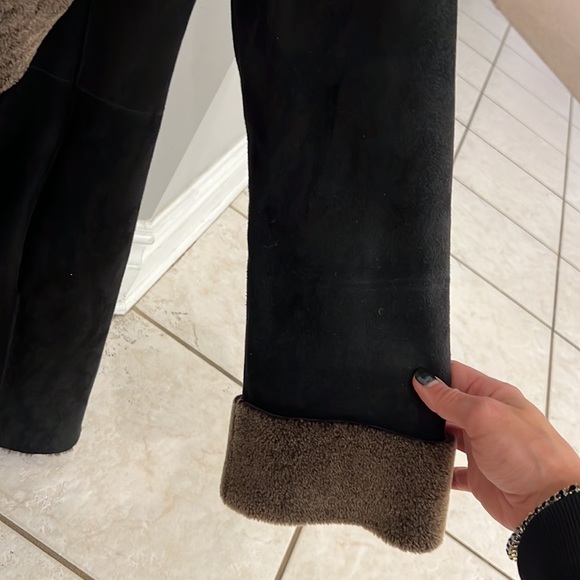 Genuine Shearling Robe Coat - Picture 6 of 15